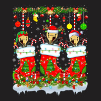 Funny Mandolin In Xmas Socks Lights Mandolin Chris T-shirt | Artistshot