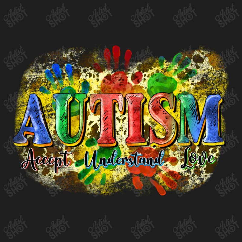 Autism Accept Understand Love Classic T-shirt by CowGirlArtShop | Artistshot