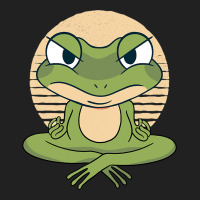 Frog And Frogs Yoga Meditation Meditate Statement  Basic T-shirt | Artistshot