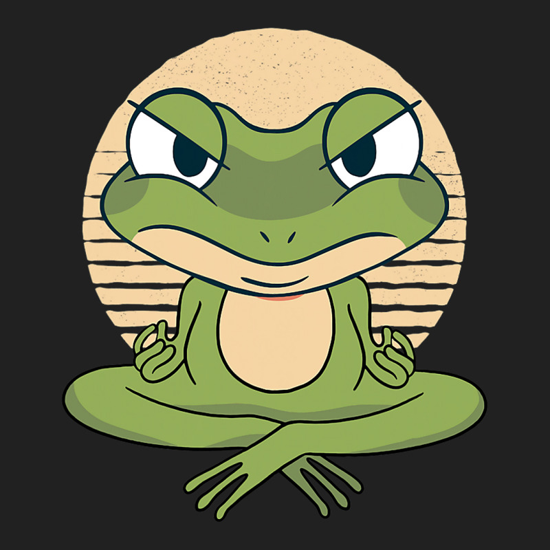 Frog And Frogs Yoga Meditation Meditate Statement  Basic T-shirt by AustynHidago | Artistshot