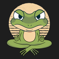 Frog And Frogs Yoga Meditation Meditate Statement  Classic T-shirt | Artistshot