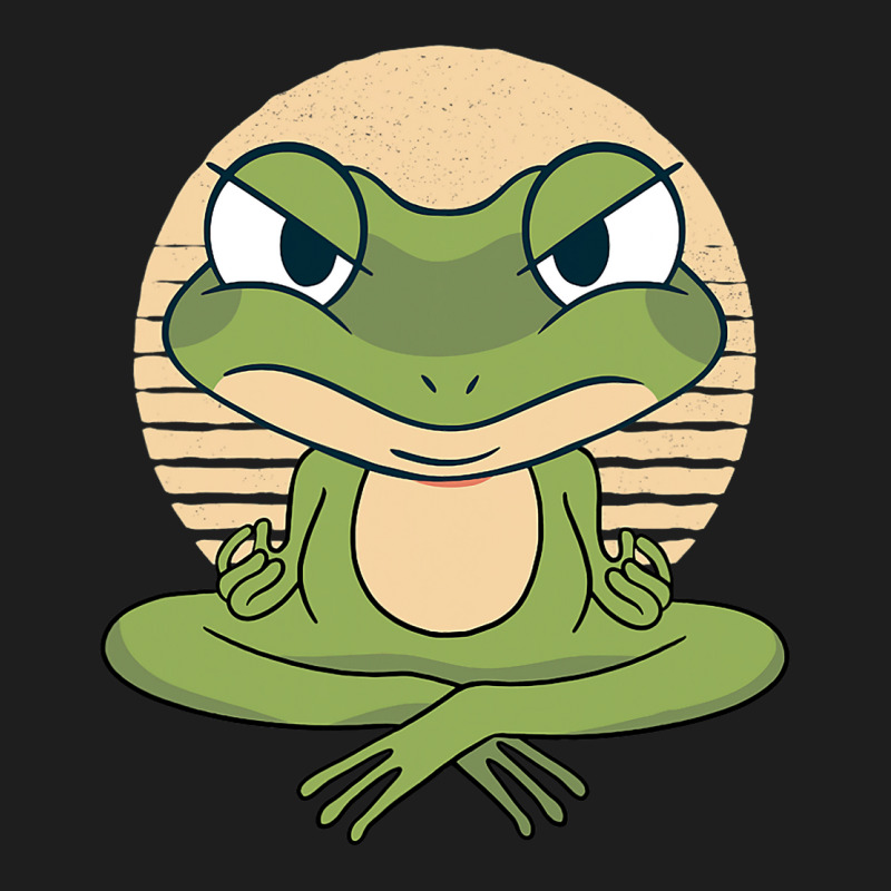 Frog And Frogs Yoga Meditation Meditate Statement  Classic T-shirt by AustynHidago | Artistshot