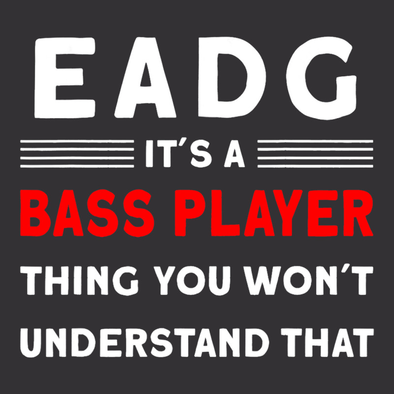 Eadg Bass Guitar Vintage Hoodie by KeziahSingleta | Artistshot