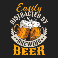 Easily Distracted By Brewing Beer Basic T-shirt | Artistshot