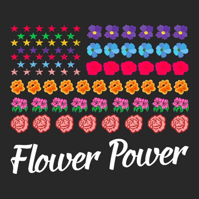 Flower Power American Flag Florist Gardener Plant  Men's T-shirt Pajama Set | Artistshot