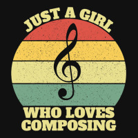 Womens Just A Girl Who Loves Composing Graphic T-shirt | Artistshot