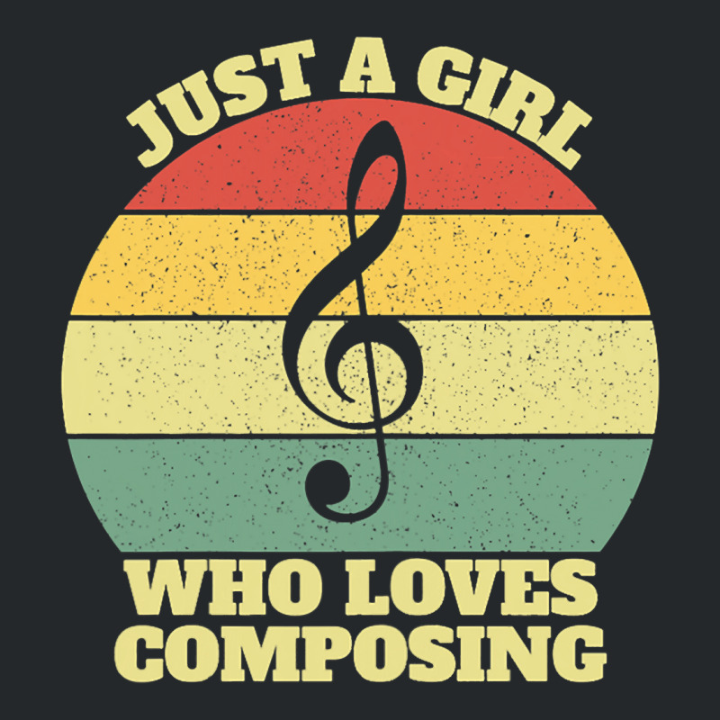 Womens Just A Girl Who Loves Composing Crewneck Sweatshirt | Artistshot