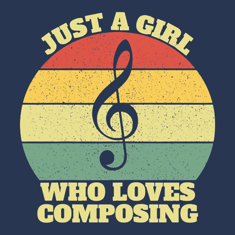 Womens Just A Girl Who Loves Composing Men Denim Jacket | Artistshot