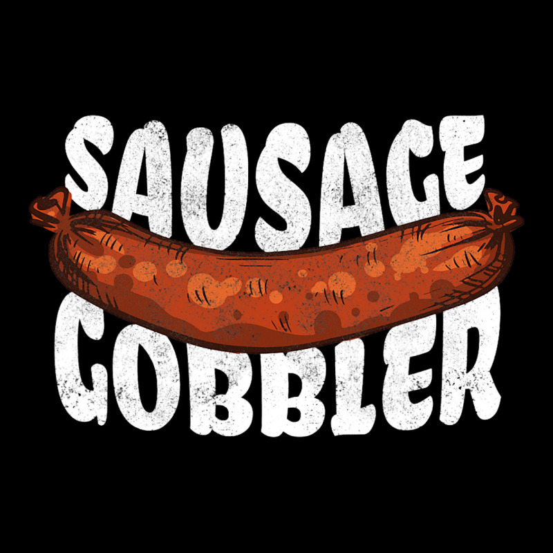 Funny Sausage Gobbler Bbq Grill Love Food Meat Cropped Hoodie by XAVIERESPREE | Artistshot