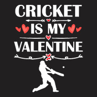 Cricket Is My Valentine T  Shirt Cricket Is My Valentine T  Shirt Funn T-shirt | Artistshot