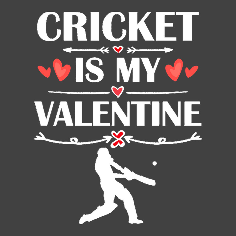 Cricket Is My Valentine T  Shirt Cricket Is My Valentine T  Shirt Funn Vintage T-shirt | Artistshot