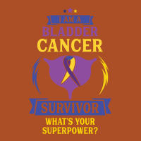 I Am A Bladder Cancer Survivor, What Is Your Superpower Round Leatherette Patch | Artistshot