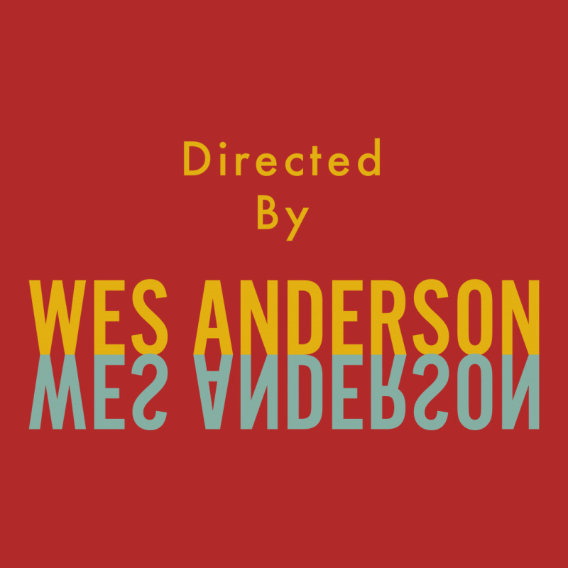 Directed By Wes Anderson Round Leatherette Patch | Artistshot