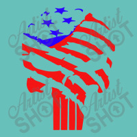 American Flag Punisher Round Leatherette Patch | Artistshot