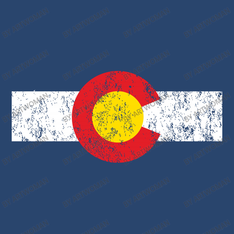 Vintage Colorado Flag Round Leatherette Patch | Artistshot