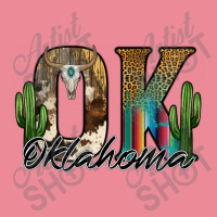 Oklahoma Round Leatherette Patch | Artistshot