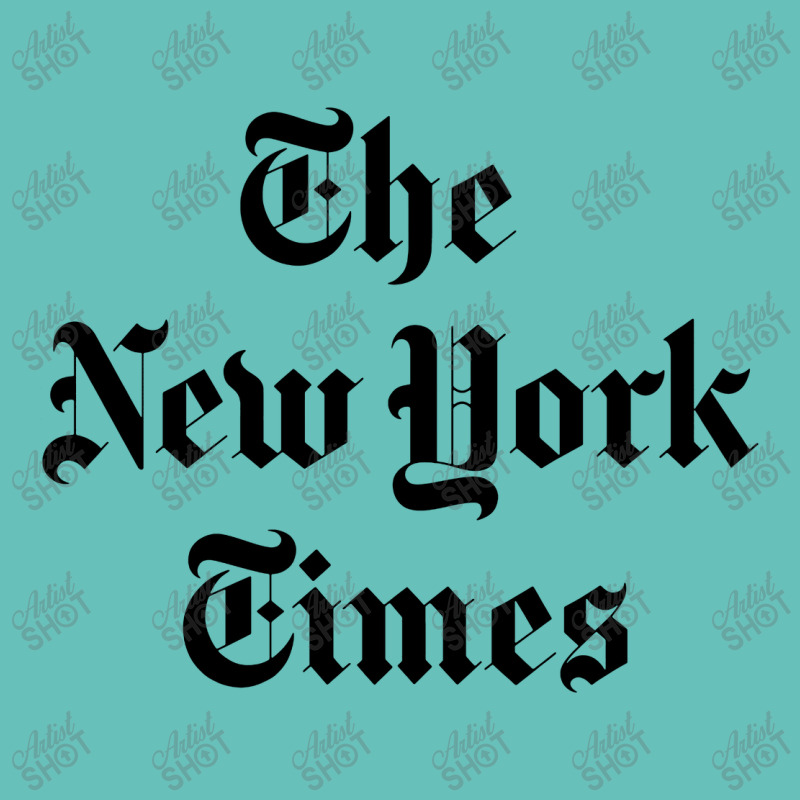 New York Times Round Leatherette Patch | Artistshot