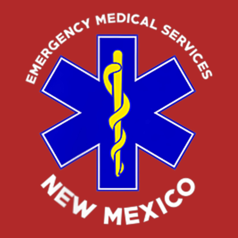 New Mexico Ems Emergency Medical Services Emt Medic Round Leatherette Patch | Artistshot