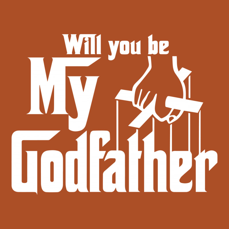 Will You Be My Godfather Oval Leatherette Patch | Artistshot