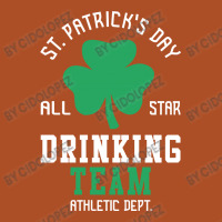 St. Patrick's Day Drinking Team Oval Leatherette Patch | Artistshot