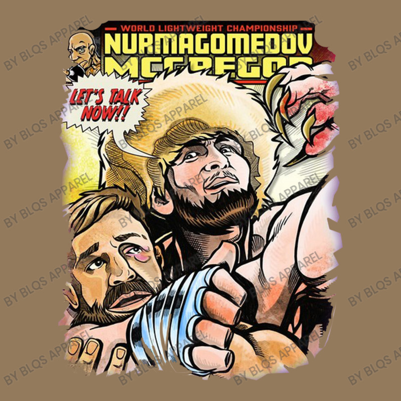 Khabib Lets Talk Now Oval Leatherette Patch | Artistshot