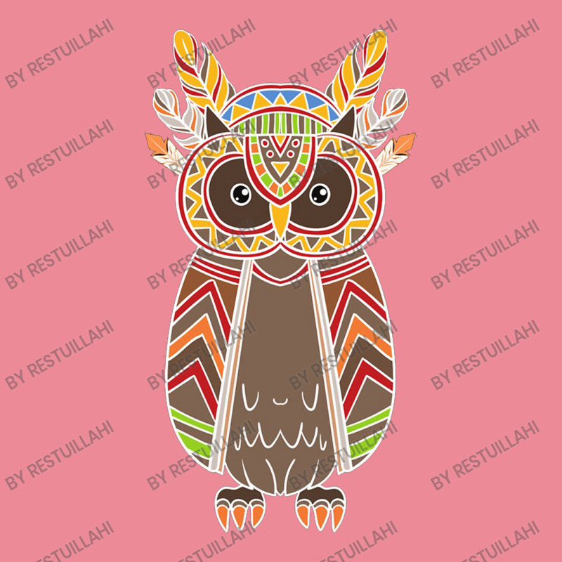 Native Owl Oval Leatherette Patch | Artistshot