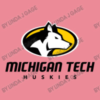 Michigan Tech Huskies Oval Leatherette Patch | Artistshot