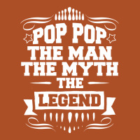 Pop Pop The Man The Myth The Legend Square Leatherette Patch | Artistshot