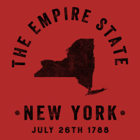 New York, The Empire State Square Leatherette Patch | Artistshot