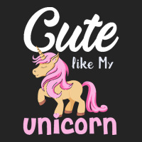 Cute Like My Unicorn T  Shirtcute Like My Unicorn Gift Idea T  Shirt 3/4 Sleeve Shirt | Artistshot