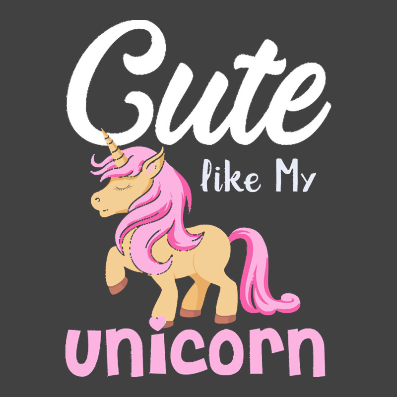 Cute Like My Unicorn T  Shirtcute Like My Unicorn Gift Idea T  Shirt Vintage T-shirt | Artistshot