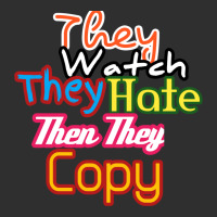 They Watch They Hate Then They Copy Square Leatherette Patch | Artistshot