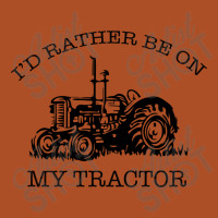 I D Rather Be On My Tractor Square Leatherette Patch | Artistshot