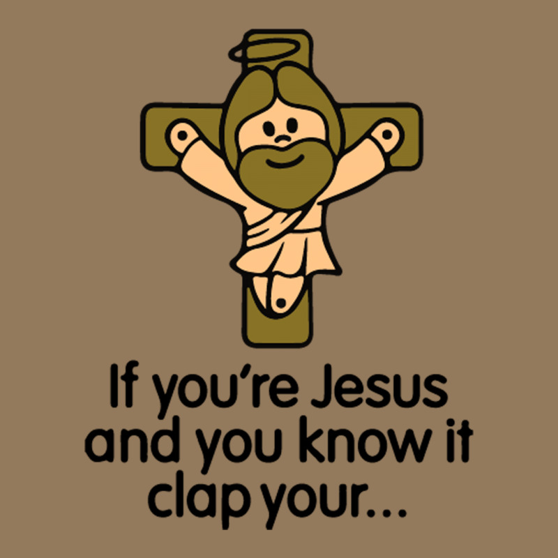 If You're Jesus And You Know It Clap Your Hands Rectangle  Leatherette Patch | Artistshot