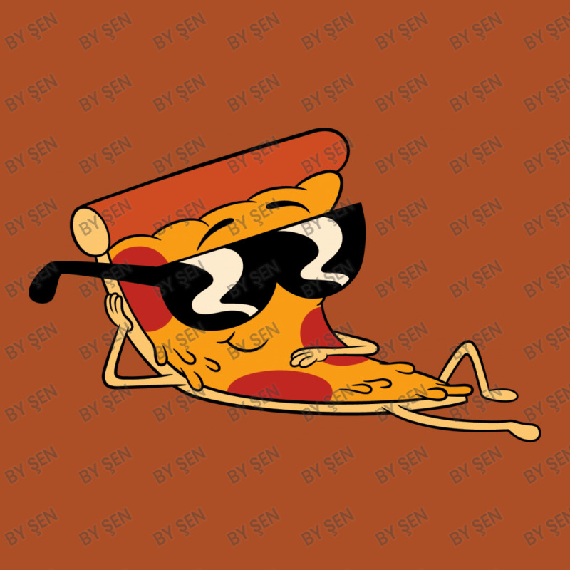 Pizza Steve Cool Cartoon Rectangle  Leatherette Patch | Artistshot