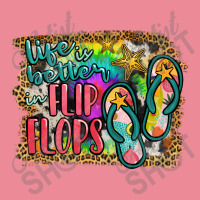 Life Is Better In Flip Flops Rectangle  Leatherette Patch | Artistshot