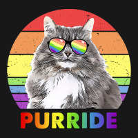 Funny Siberian Cat Rainbow Gay Pride Lgbtq Flannel Shirt | Artistshot