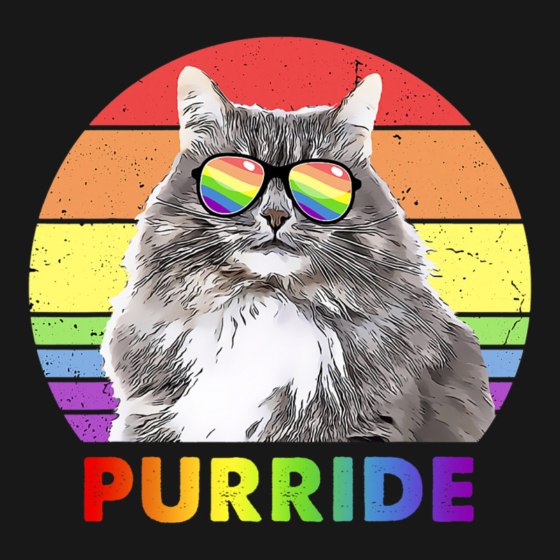 Funny Siberian Cat Rainbow Gay Pride Lgbtq Flannel Shirt | Artistshot