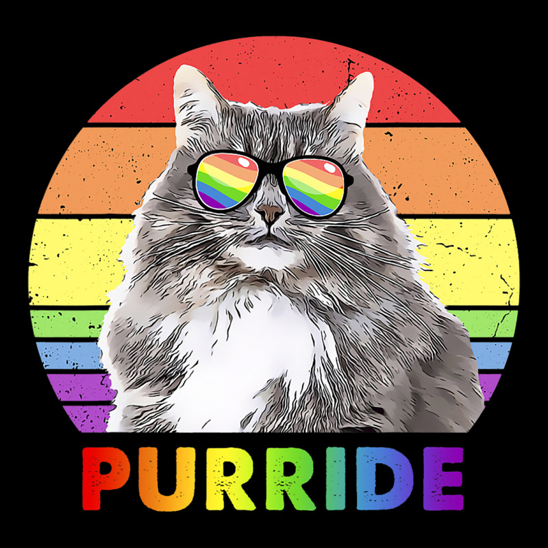 Funny Siberian Cat Rainbow Gay Pride Lgbtq V-neck Tee | Artistshot