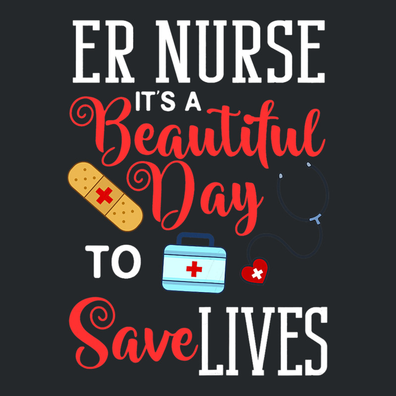 Womens Emergency Room Technician Er Nurse Hospital Crewneck Sweatshirt | Artistshot