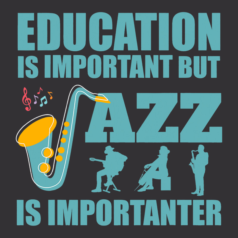 Funny Education Is Important Jazz Importanter Note Vintage Short | Artistshot