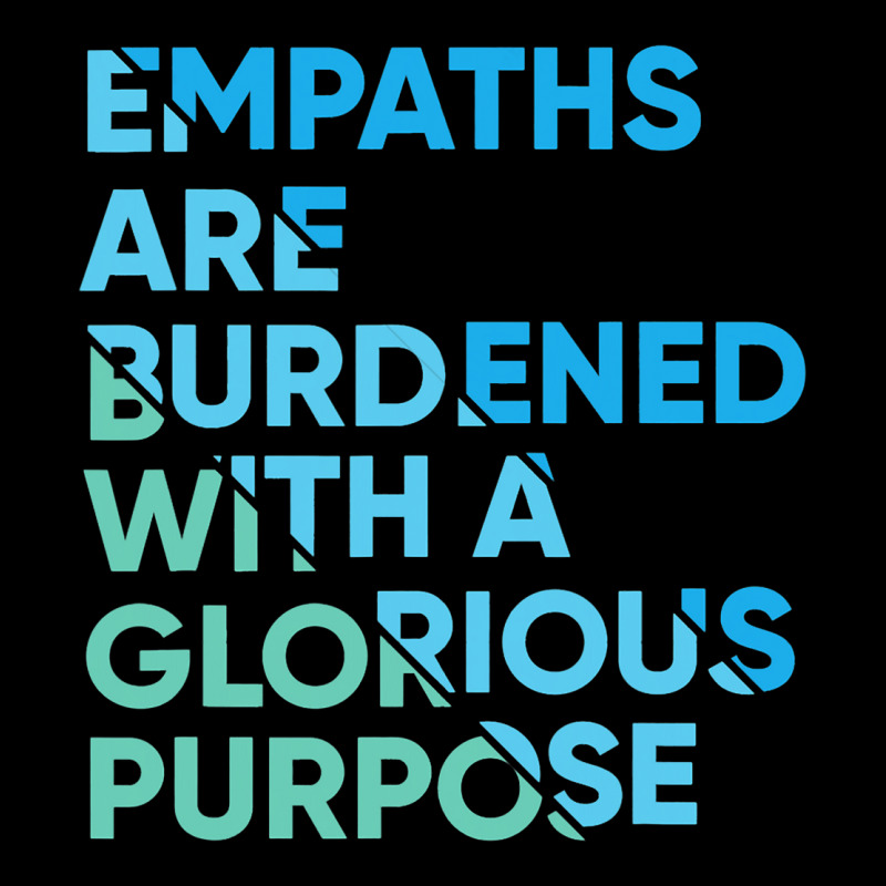 Empath Graphic Purpose Meditation Quote Sensitive  Zipper Hoodie | Artistshot