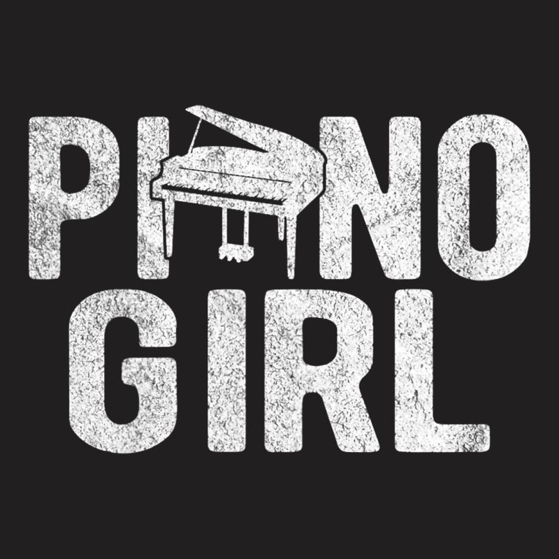 Womens Funny Piano Girl Piano Player Musician Clas T-shirt | Artistshot