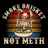 Funny Bbq Skeleton Smoke Brisket Not Meth Grilling V-neck Tee | Artistshot