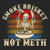 Funny Bbq Skeleton Smoke Brisket Not Meth Grilling Men's T-shirt Pajama Set | Artistshot