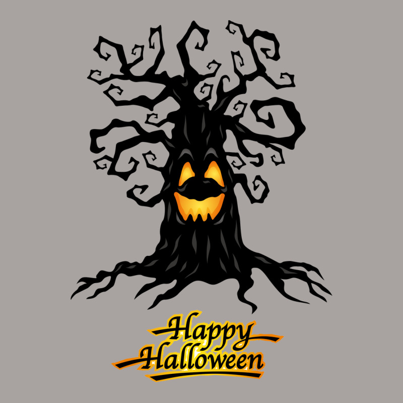 Vector Happy Halloween Vector Haunted Tree Illustr Racerback Tank by Cody Miller | Artistshot