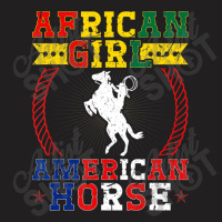 African Cowgirl American Horse, Rodeo Horse T-shirt | Artistshot