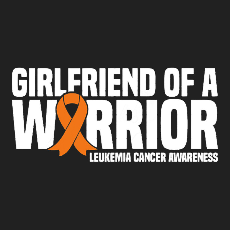 Womens Girlfriend Of A Warrior Leukemia Cancer Awa Basic T-shirt | Artistshot