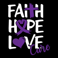 Faith Hope Love Cure Cute Pancreatic Cancer Awaren Zipper Hoodie | Artistshot