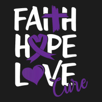 Faith Hope Love Cure Cute Pancreatic Cancer Awaren Hoodie & Jogger Set | Artistshot